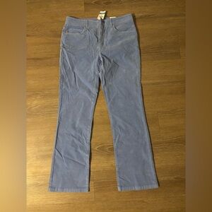 J. McLaughlin Blue Lenni Pants - velveteen (NWT)
